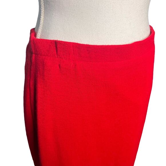 Vintage Freya Size Medium Merino Wool Blend Sweater and Skirt Set Asymmetric Zip - Picture 9 of 11